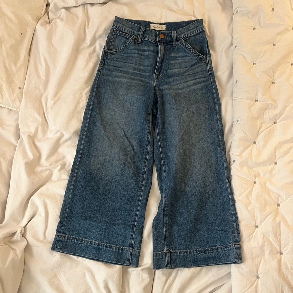 Flare cropped jeans